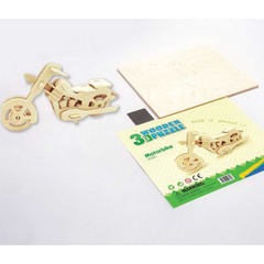 Motorcycle 3D Wooden Puzzle